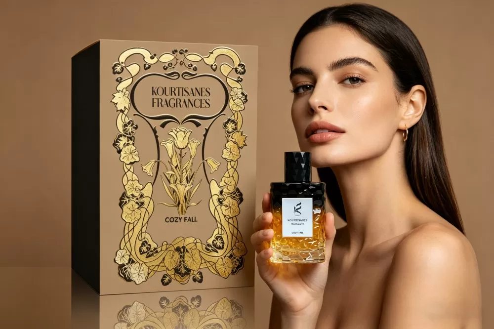 Inspired perfume oil structure display